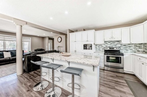 132 Whiteview Close Ne, Calgary, AB - Indoor Photo Showing Kitchen With Upgraded Kitchen