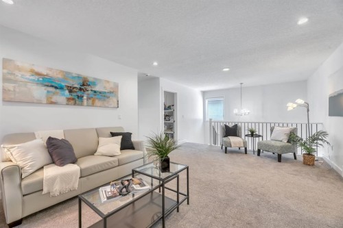 485 Legacy Boulevard Se, Calgary, AB - Indoor Photo Showing Living Room
