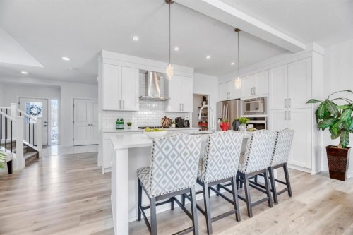 485 Legacy Boulevard Se, Calgary, AB - Indoor Photo Showing Kitchen With Upgraded Kitchen