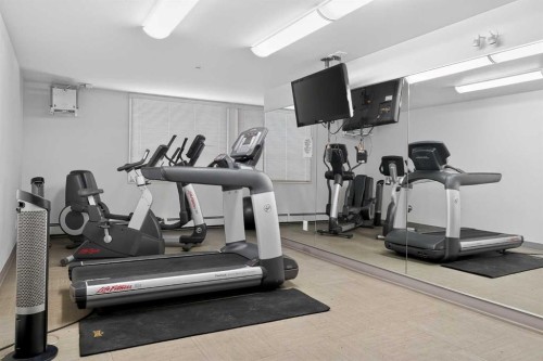 135-721 4 Street Ne, Calgary, AB - Indoor Photo Showing Gym Room