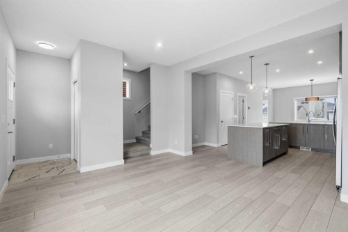 592 Dawson Drive, Chestermere, AB - Indoor Photo Showing Kitchen
