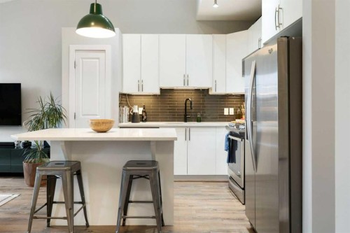 8 Evanscrest Gardens Nw, Calgary, AB - Indoor Photo Showing Kitchen With Upgraded Kitchen