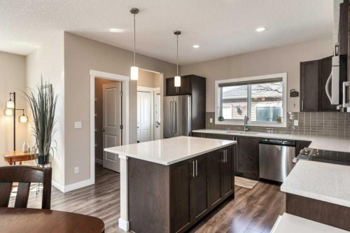 705 Nolan Hill Boulevard Nw, Calgary, AB - Indoor Photo Showing Kitchen With Stainless Steel Kitchen With Upgraded Kitchen