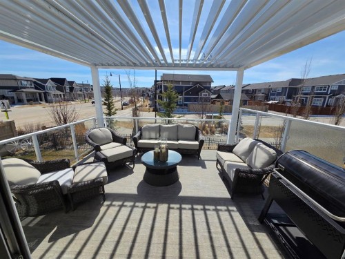 3 Sundown Crescent, Cochrane, AB - Outdoor With Deck Patio Veranda With Exterior