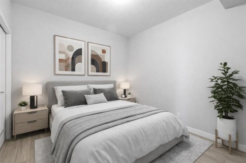 220-400 Auburn Meadows Common Se, Calgary, AB - Indoor Photo Showing Bedroom