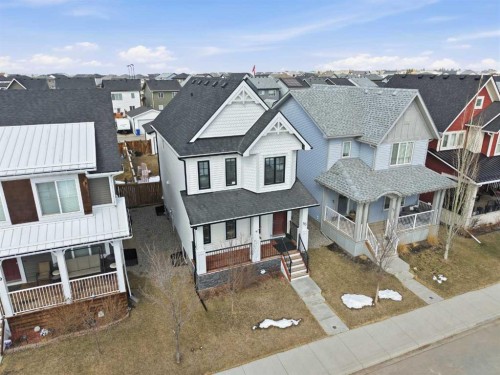 53 Amery Crescent, Crossfield, AB - Outdoor With Deck Patio Veranda With Facade