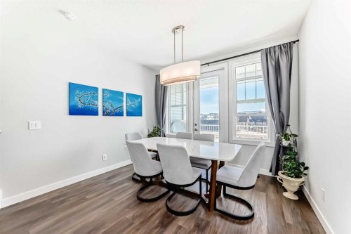 172 Rowmont Boulevard Nw, Calgary, AB - Indoor Photo Showing Dining Room