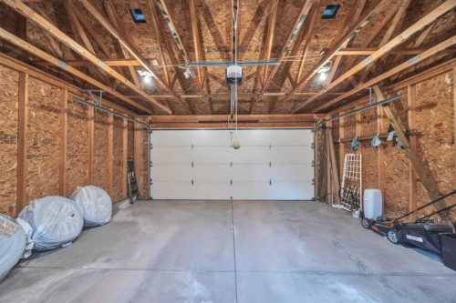 342 Chaparral Valley Drive Se, Calgary, AB - Indoor Photo Showing Garage