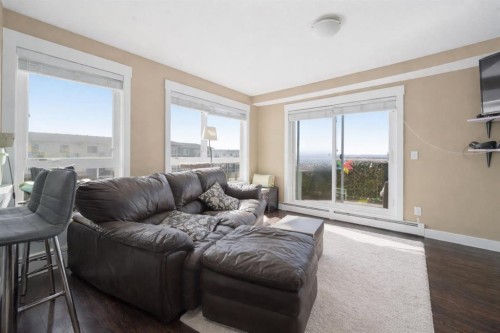7415-302 Skyview Ranch Drive Ne, Calgary, AB - Indoor Photo Showing Living Room