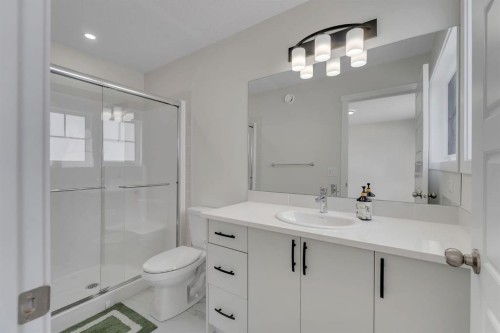 106 Corner Glen Grove Ne, Calgary, AB - Indoor Photo Showing Bathroom