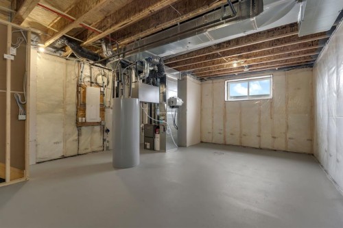 106 Corner Glen Grove Ne, Calgary, AB - Indoor Photo Showing Basement