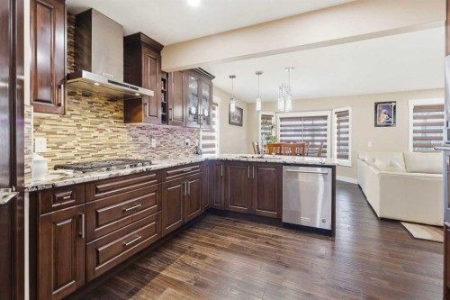 171 Coral Springs Park Ne, Calgary, AB - Indoor Photo Showing Kitchen With Upgraded Kitchen