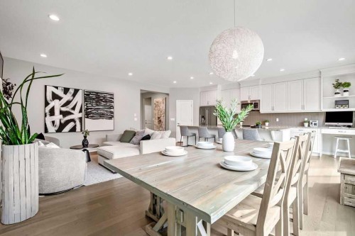 84 Auburn Glen View Se, Calgary, AB - Indoor Photo Showing Dining Room