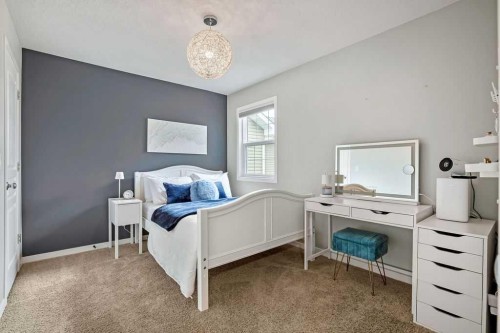 84 Auburn Glen View Se, Calgary, AB - Indoor Photo Showing Bedroom