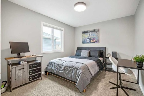 84 Auburn Glen View Se, Calgary, AB - Indoor Photo Showing Bedroom