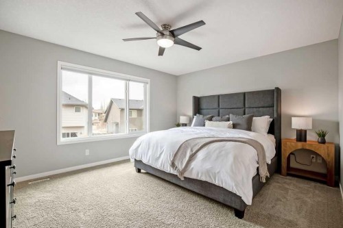 84 Auburn Glen View Se, Calgary, AB - Indoor Photo Showing Bedroom