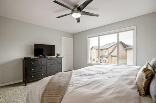 84 Auburn Glen View Se, Calgary, AB - Indoor Photo Showing Bedroom