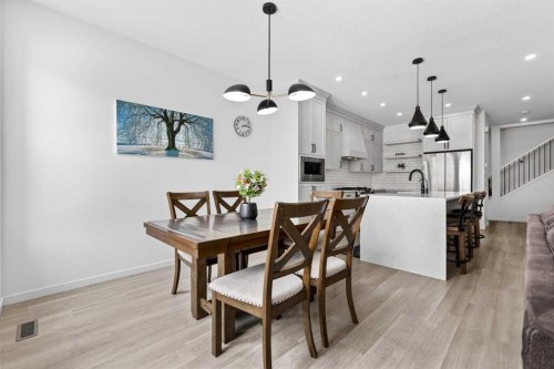 41 Copperhead Road Se, Calgary, AB - Indoor Photo Showing Dining Room