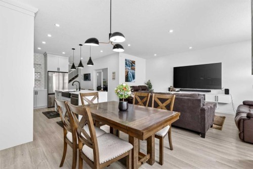 41 Copperhead Road Se, Calgary, AB - Indoor Photo Showing Dining Room