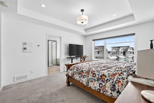 41 Copperhead Road Se, Calgary, AB - Indoor Photo Showing Bedroom