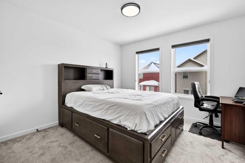 41 Copperhead Road Se, Calgary, AB - Indoor Photo Showing Bedroom