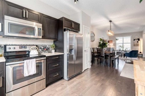 38 Legacy Boulevard Se, Calgary, AB - Indoor Photo Showing Kitchen With Stainless Steel Kitchen With Upgraded Kitchen