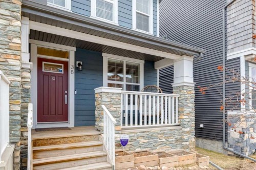 38 Legacy Boulevard Se, Calgary, AB - Outdoor With Deck Patio Veranda