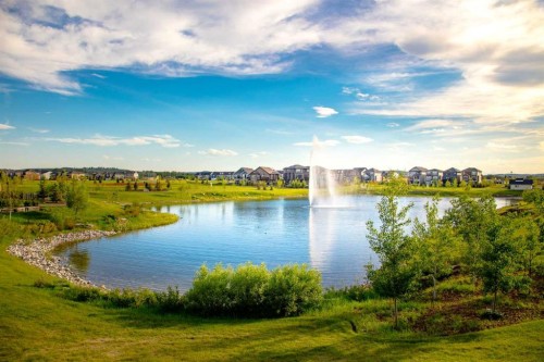 38 Legacy Boulevard Se, Calgary, AB - Outdoor With Body Of Water With View