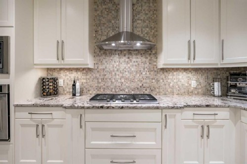 127 Lake Placid Close Se, Calgary, AB - Indoor Photo Showing Kitchen With Upgraded Kitchen