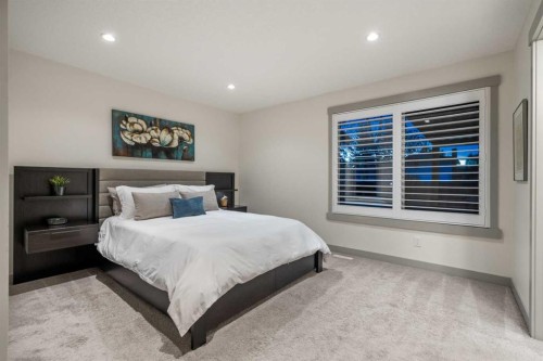 127 Lake Placid Close Se, Calgary, AB - Indoor Photo Showing Bedroom