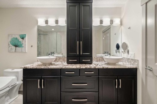 127 Lake Placid Close Se, Calgary, AB - Indoor Photo Showing Bathroom