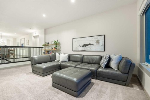 127 Lake Placid Close Se, Calgary, AB - Indoor Photo Showing Living Room