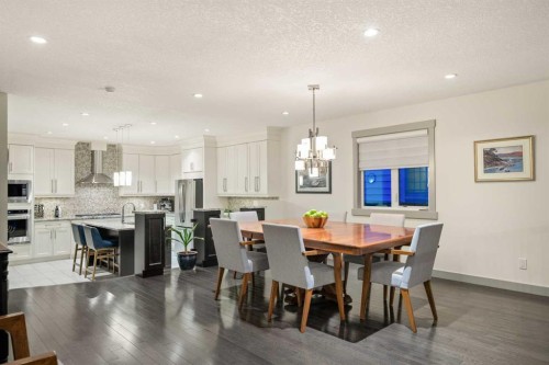 127 Lake Placid Close Se, Calgary, AB - Indoor Photo Showing Dining Room