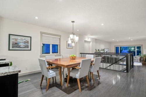 127 Lake Placid Close Se, Calgary, AB - Indoor Photo Showing Dining Room