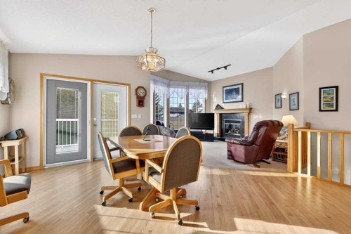 328 Parkview Estates, Strathmore, AB - Indoor With Fireplace
