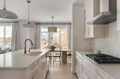 29 Cranbrook Park Se, Calgary, AB - Indoor Photo Showing Kitchen With Upgraded Kitchen