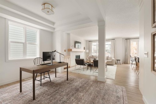 29 Cranbrook Park Se, Calgary, AB - Indoor Photo Showing Office