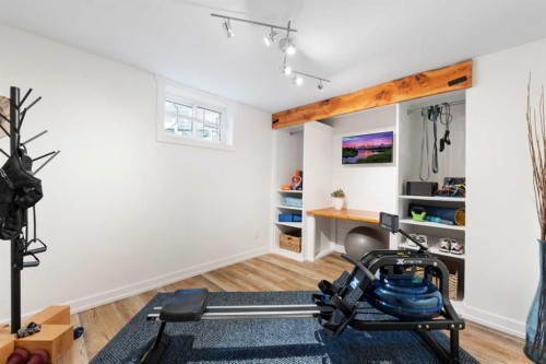 6 Grove Hill Place Sw, Calgary, AB - Indoor Photo Showing Gym Room