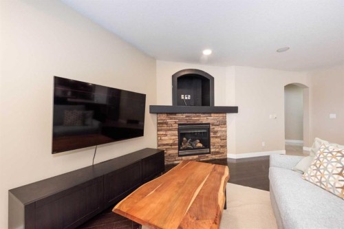 12373 Coventry Hills Way Ne, Calgary, AB - Indoor Photo Showing Living Room With Fireplace
