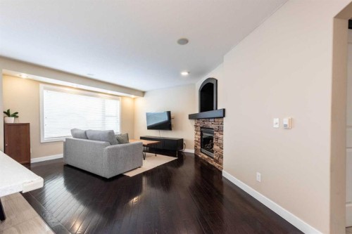 12373 Coventry Hills Way Ne, Calgary, AB - Indoor Photo Showing Living Room With Fireplace