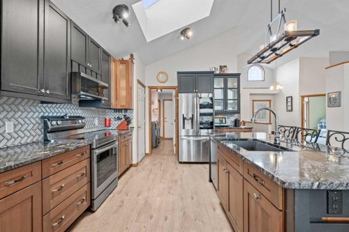 30 Cranston Place Se, Calgary, AB - Indoor Photo Showing Kitchen With Stainless Steel Kitchen With Upgraded Kitchen
