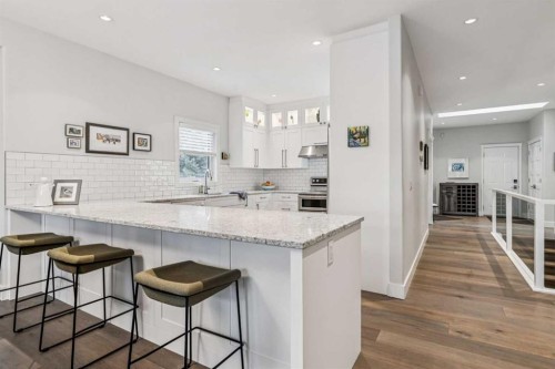 67 Scimitar Heath Nw, Calgary, AB - Indoor Photo Showing Kitchen With Upgraded Kitchen