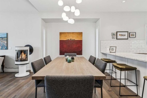 67 Scimitar Heath Nw, Calgary, AB - Indoor Photo Showing Dining Room