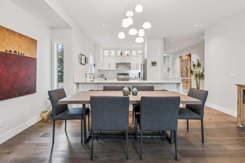 67 Scimitar Heath Nw, Calgary, AB - Indoor Photo Showing Dining Room