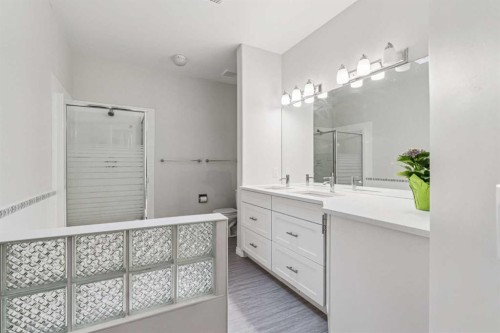 67 Scimitar Heath Nw, Calgary, AB - Indoor Photo Showing Bathroom