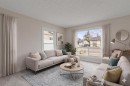 32 Deerpoint Road Se, Calgary, AB  - Indoor Photo Showing Living Room 