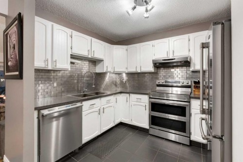 4 Cedarbrook Way Sw, Calgary, AB - Indoor Photo Showing Kitchen With Double Sink