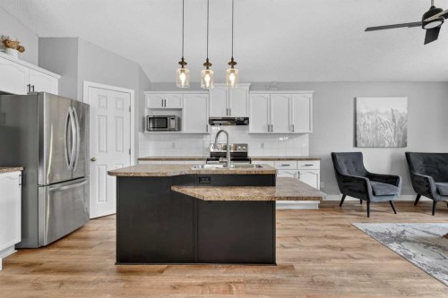 189 Copperfield Gardens Se, Calgary, AB - Indoor Photo Showing Kitchen With Upgraded Kitchen