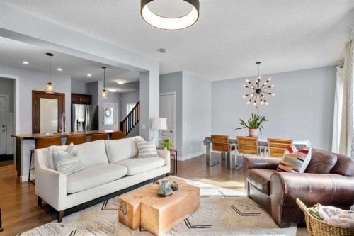 9 Sage Valley Park Nw, Calgary, AB - Indoor Photo Showing Living Room