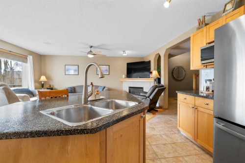 60 Cranfield Place Se, Calgary, AB - Indoor Photo Showing Kitchen With Double Sink